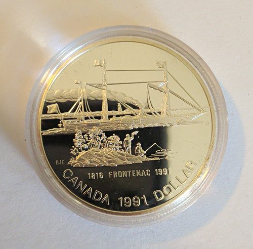 Kanada dollar 1991 frontenac - kanada,