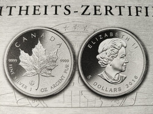 Kanada dollar 2016 maple - 5,