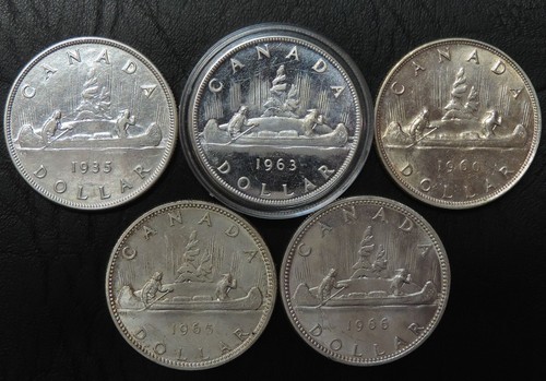Kanada dollar silber - 5,