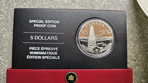 Proof silver dollar 100 - proof, 5