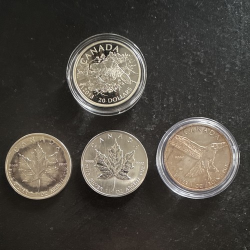 Kanada silbermünzen 9999 - silbermünzen, 0.9999