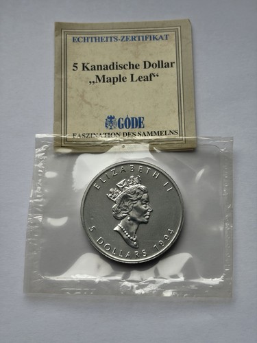 Dollar maple leaf silber - 5,