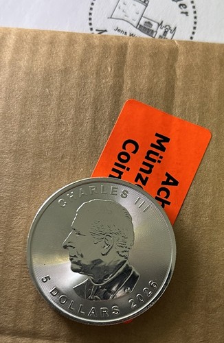 Feinsilber kanada 2026 - 5, $