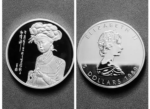 1oz 1x 5 dollar 1989 - 2x,