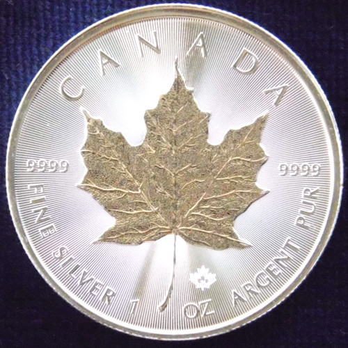 Kanada 999 silber - silber, maple
