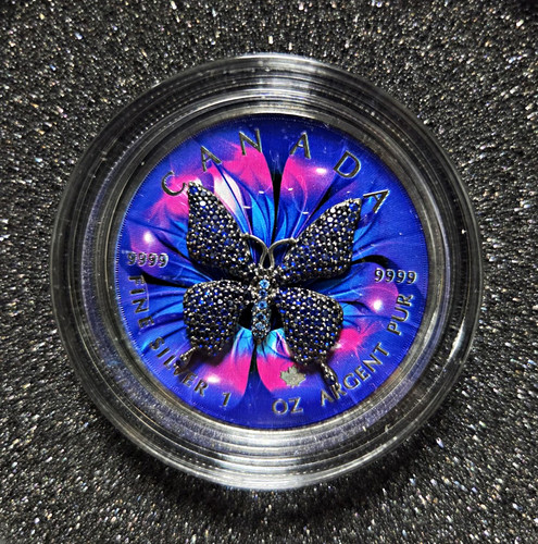 Maple leaf 2025 black - leaf,
