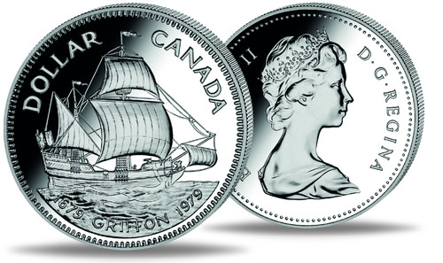 Silber dollar 1979 kanada le - silber,