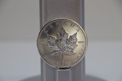 Silbermünze maple leaf canada - leaf,